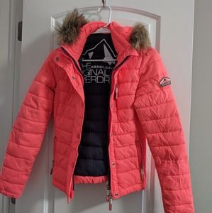 SUPERDRY Fuji Slim Double Zip Hooded Jacket